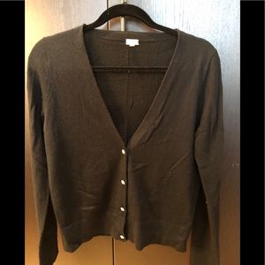 Black JCrew Factory cardigan